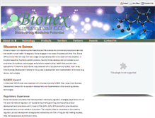 Tablet Screenshot of bionexpharma.com